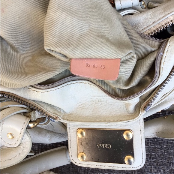🚫SOLD🚫 Chloe Cream Leather Paddington Lock Satchel Bag - Picture 11 of 15